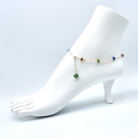 pretty summer anklet
