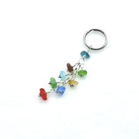 sea glass keychain for women