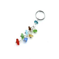 sea glass keychain
