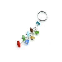 sea glass keychain