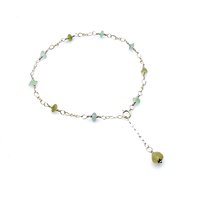 adjustable gold chain ankle bracelet