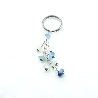 cluster style dangle keychain