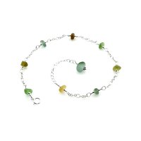 sea glass anklet for women