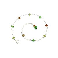 sea glass anklet for women