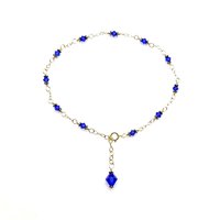 adjustable size gold chain ankle bracelet
