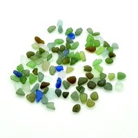 Tiny Authentic Sea Glass Craft Quality Rough Frame Mosaics Bottle Filler 
