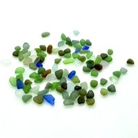 Tiny Authentic Sea Glass Craft Quality Rough Frame Mosaics Bottle Filler 