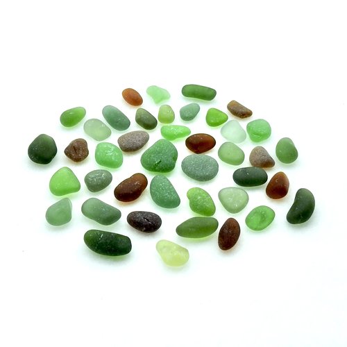 Real Sea Glass Pieces 40 Authentic Beach Craft Supply for Jewelry Making