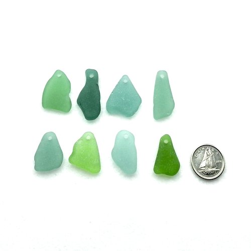 beach glass pendants