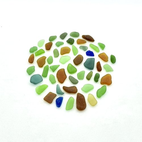 genuine sea glass bulk