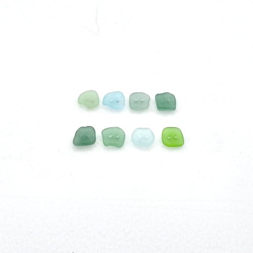 sea glass buttons
