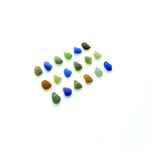 beach glass beads