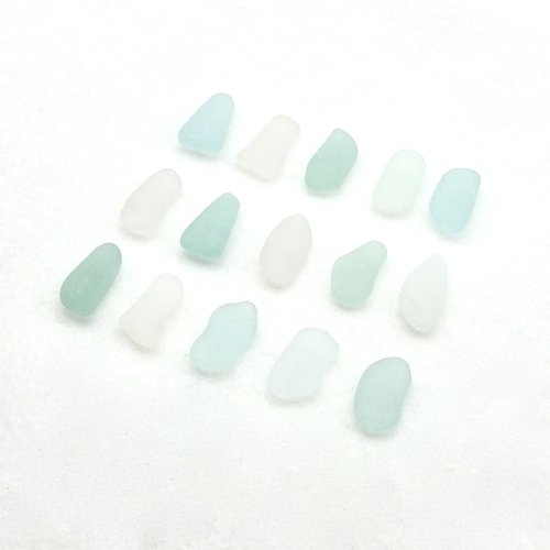 rectangle shaped beach glass