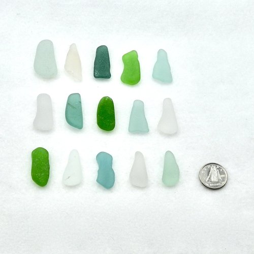 Craft Materials for Gift Making Long Sea Glass Jewelry Making