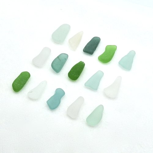 Craft Materials for Gift Making Long Sea Glass Jewelry Making