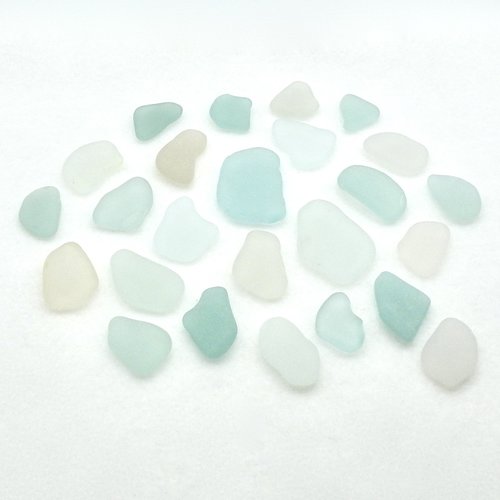 thick beach glass for crafts