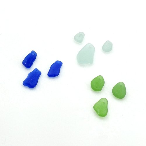 beach glass craft beads