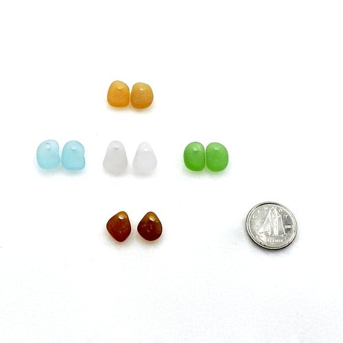 matched drilled earring pairs