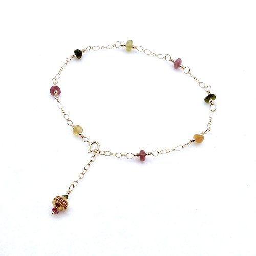 beaded ankle bracelet