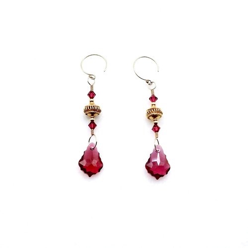 baroque charms with gold vermeil Bali bead accents