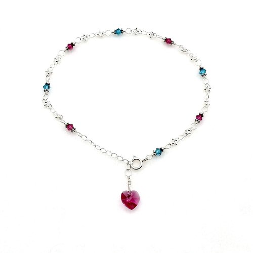 adjustable silver beaded chain