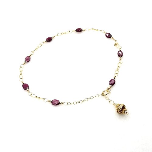 wire wrapped together by hand with 14K/20 gold filled wire