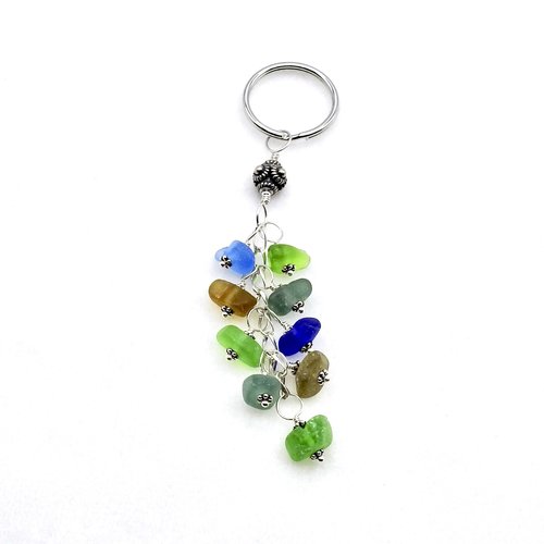 4 inches from the top of the keyring
