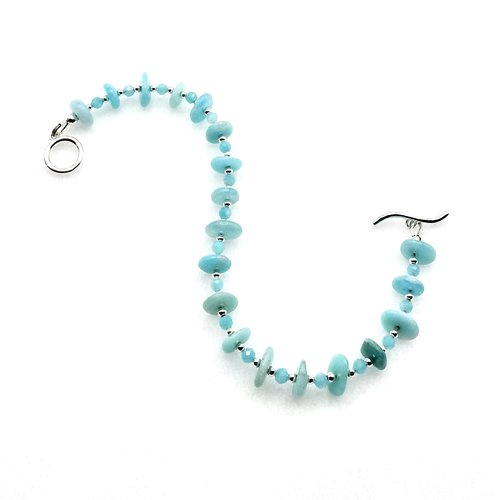 blue gemstone bracelet