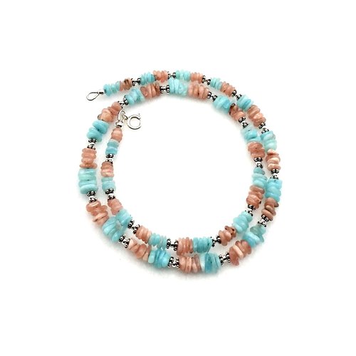 amazonite and rhodochrosite 