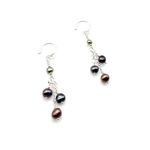 purple green blue brown iridescent colors
