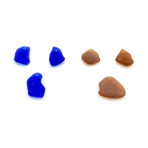 cobalt blue and amber 