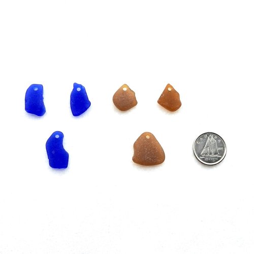 top drilled beach glass