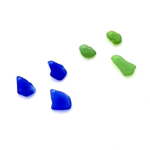 real sea glass beads