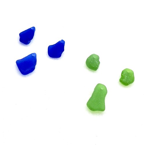 cobalt blue and green