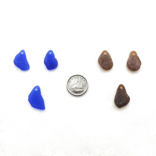 beach glass pendants and charms