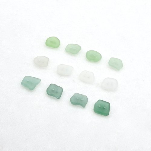 real beach glass fasteners