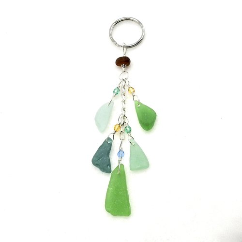 dangly beaded keyring