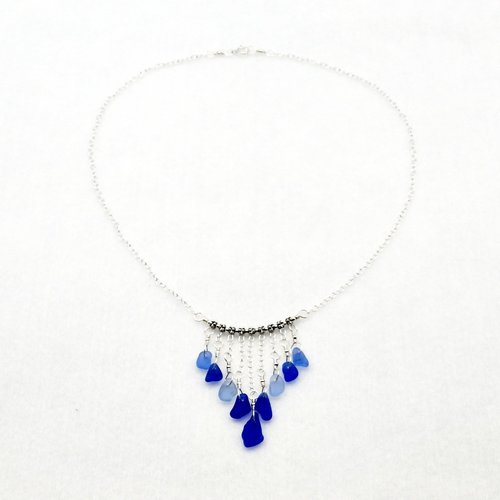 This unique jewelry was wire wrapped together by hand