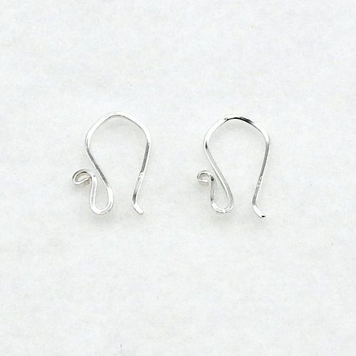 925 Sterling Silver Earring Findings Canada, Slim Ear Wire Hooks for Jewelry Making (Sold by the Pair)