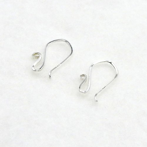 925 Sterling Silver Earring Findings Canada, Slim Ear Wire Hooks for Jewelry Making (Sold by the Pair)