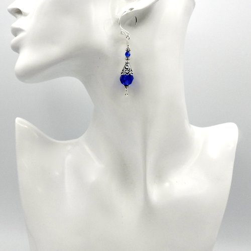 sterling silver filigree Bali cones