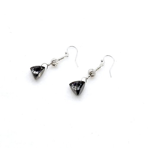 glitter bead triangle jewelry 
