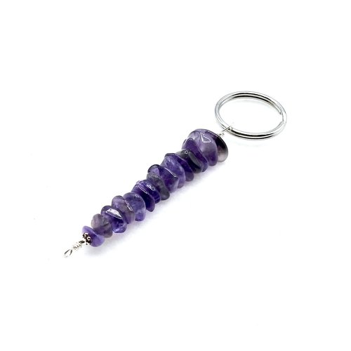 amethyst keychain