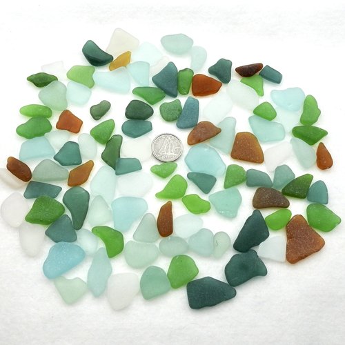 bulk natural real beach glass