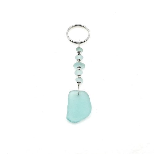 real beach glass dangle