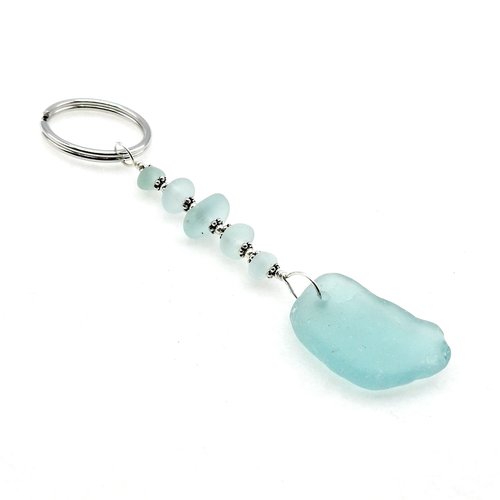 sea glass key chain for women