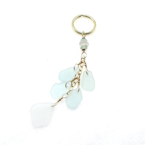 light aqua blue and white