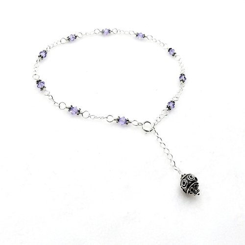 violet Swarovski Elements
