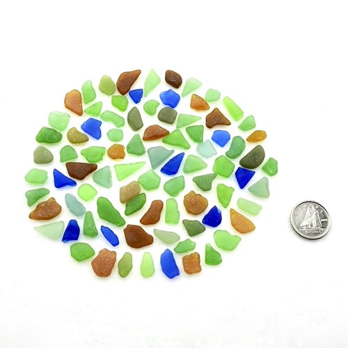 tiny beach glass
