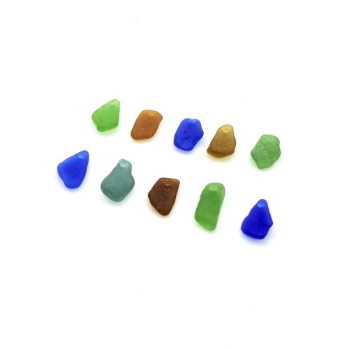 beach glass beads